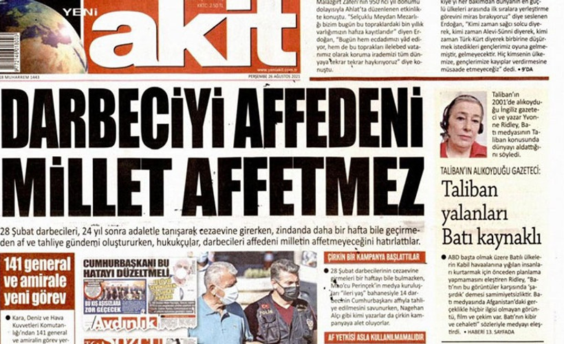 Akit’ten Erdoğan’a sert uyarı
