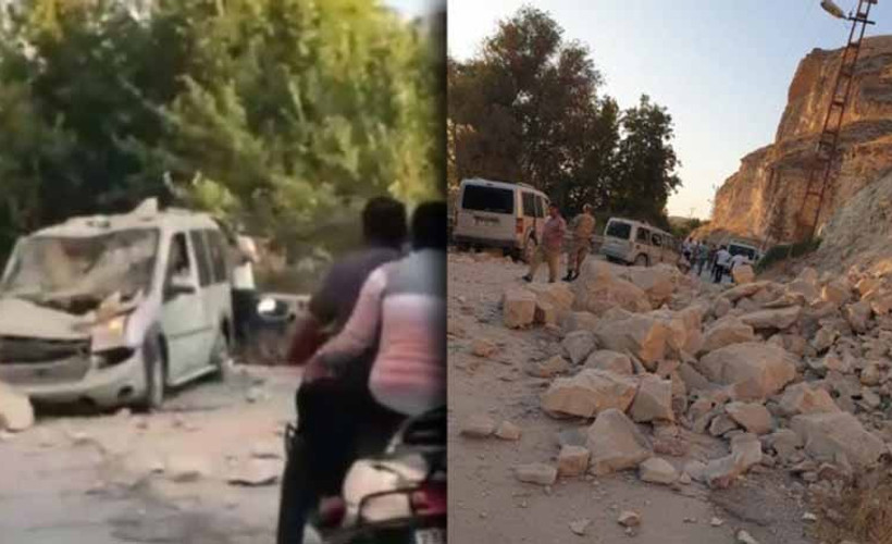 Birecik’te heyelan: 2’si ağır 8 yaralı