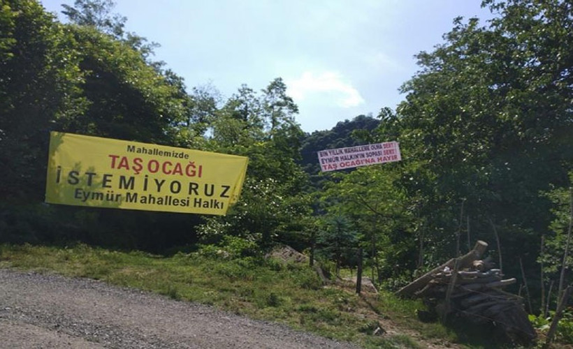 Yapılmak istenen taş ocağı mahkeme tarafından durduruldu