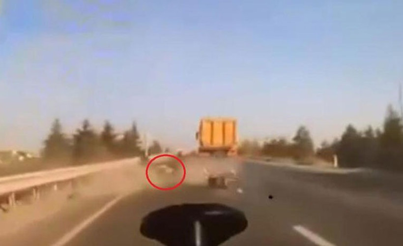 Motosikletliye direksiyon kıran kamyon şoförüne 'kasten öldürmeye teşebbüs'ten dava