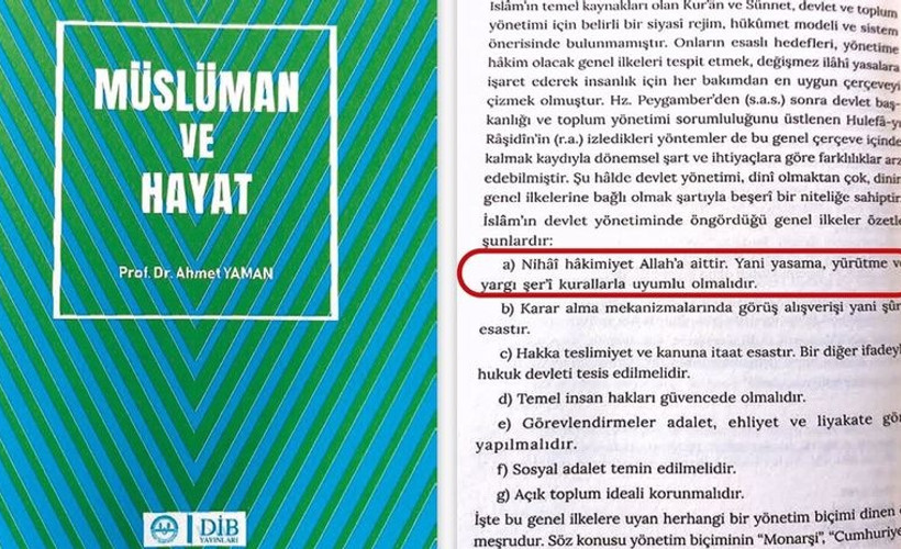 Diyanet'in bastırdığı kitap: Yasama, yürütme ve yargı Şeri kurallara uygun olmalı
