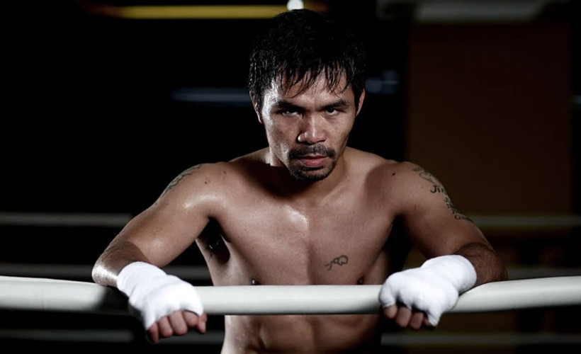 Devlet başkanlığına aday olan 'Pac Man', boksu bıraktı