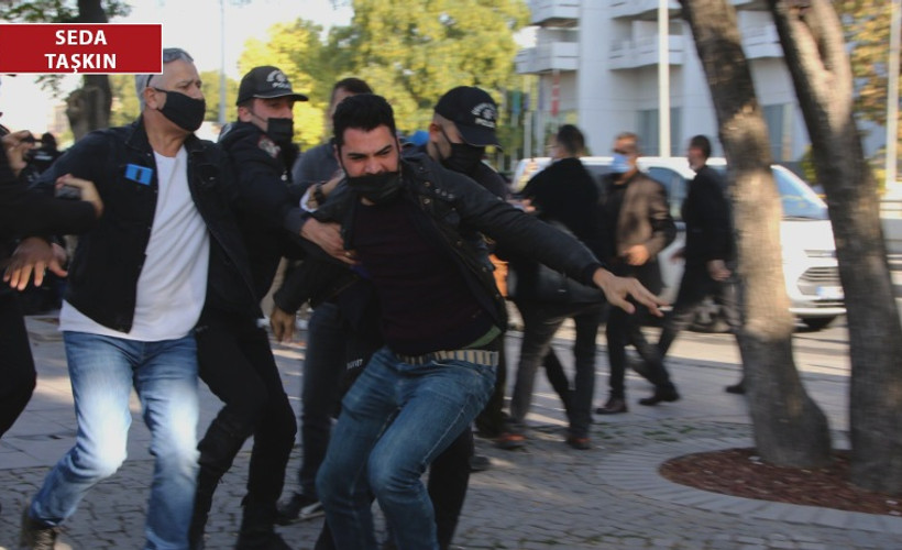 Polisten gazeteciye tehdit: Dörde bölerim seni