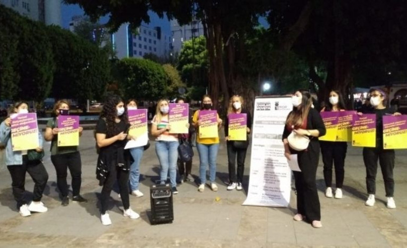 Mor Dayanışma'dan 'Geçinemiyoruz' eylemi