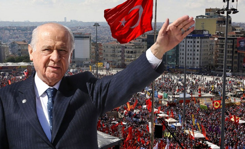 Gezi arşivinden MHP ve Bahçeli çıktı