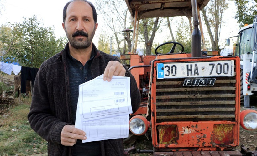 Hakkarili çiftçi: Hiç gitmediğim İstanbul, Ankara ve Aydın'dan trafik cezaları geldi
