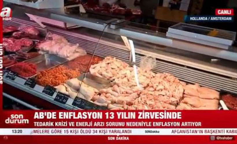 A Haber Hollanda'daki market ürünlerini TL ile kıyasladı: Dana pirzola 13-14 euro yani 130-170 lira