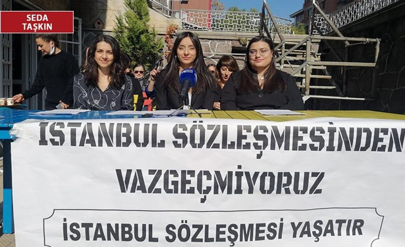 Toplumsal Hukuk üyeleri İstanbul Sözleşmesi eylemlerinde yaşanan hak ihlalleri raporunu açıkladı