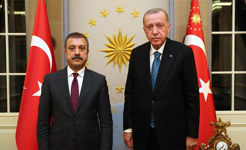 Erdoğan, Merkez Bankası Başkanı Kavcıoğlu ile görüştü