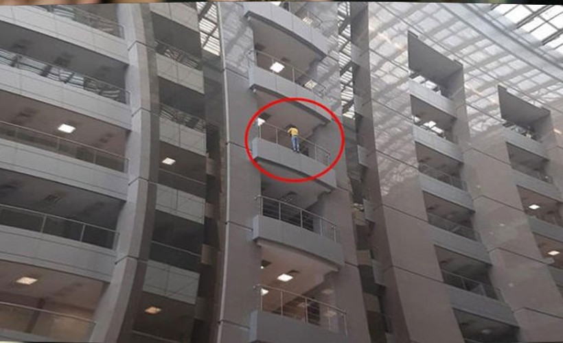 Adliyede intihar etmek isteyen kişi ikna edilerek vazgeçirildi