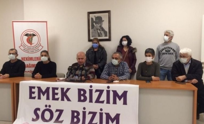 Mersin Tabip Odası, bir günlük iş bırakacaklarını duyurdu