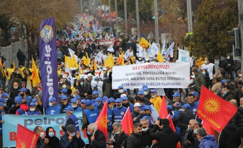 Emekçiler İstasyon Meydanı’ndan seslendi: Geçinemiyoruz