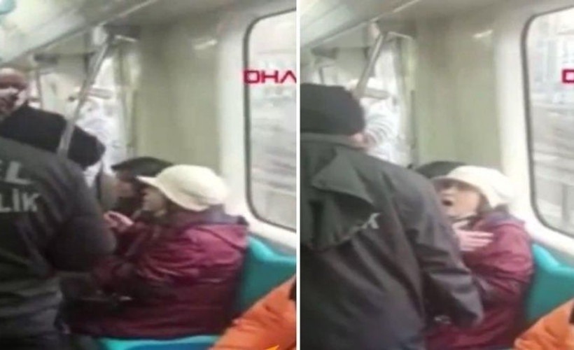 Maske takmayan iki yolcu Marmaray'dan indirildi