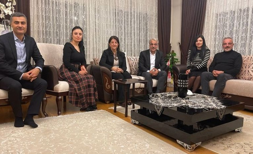 HDP Eş Genel Başkanları Buldan ve Sancar'dan Zeydan’a ziyaret