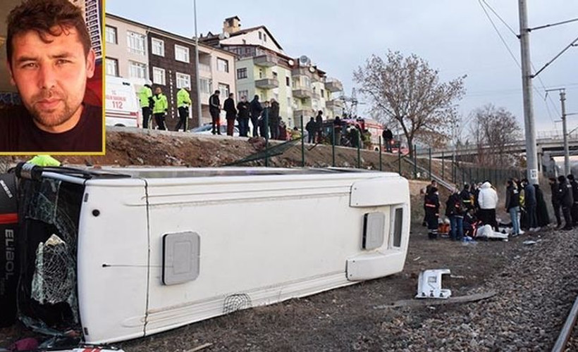 İşçi servisi kazasında yaralanan 15 kişiden 1'i hayatını kaybetti