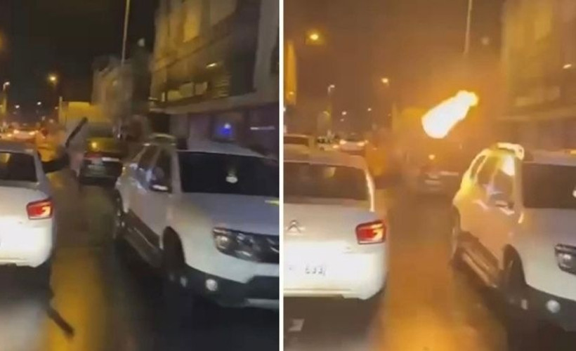 Asker eğlencesinde pompalı tüfekle havaya ateş etti