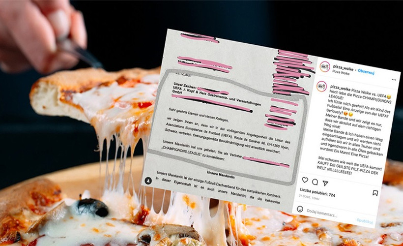 UEFA, telif hakkı davası açtı: 'Şampiyonlar Ligi pizzası' mahkemelik oldu