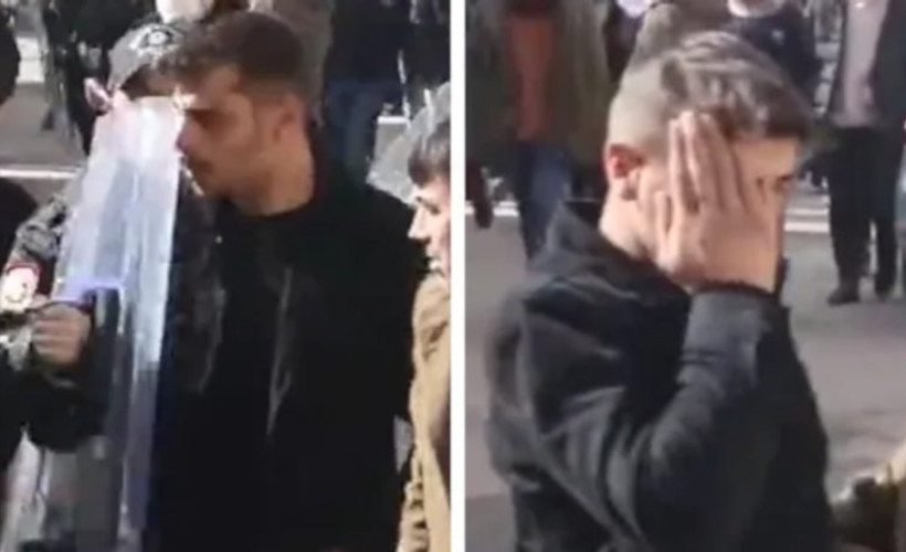 Yol kenarında duran kişiyi kalkanla vurup yaraladı: 'Kim bu polis?'