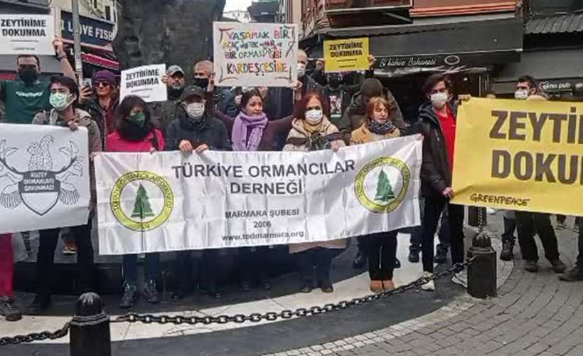 Zeytinliklerin madenciliğe açılması protesto edildi: 'Maden ve enerji şirketleri ayrıcalıklı mı?'