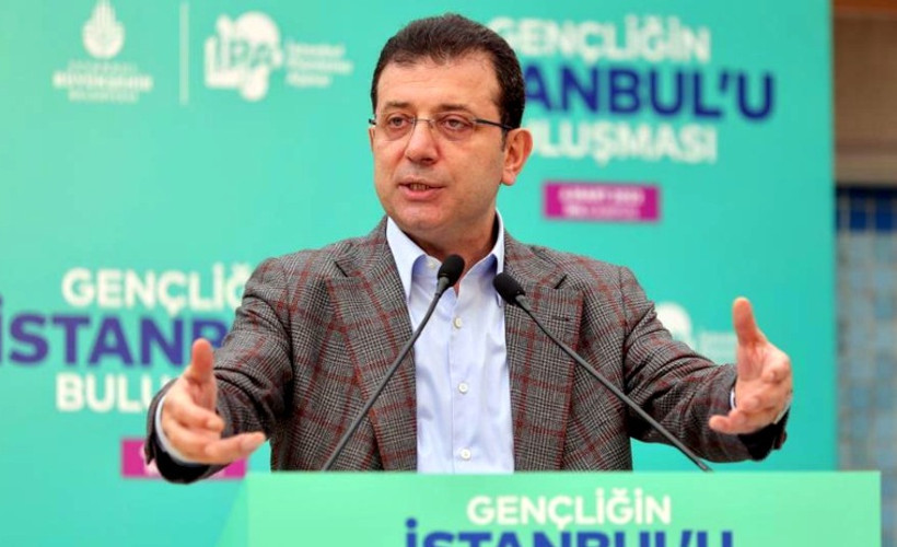 İmamoğlu: Birkaç kişiyle yüzmek yerine gençlerle bu alanda bulunmanın garip ironisini yaşıyorum