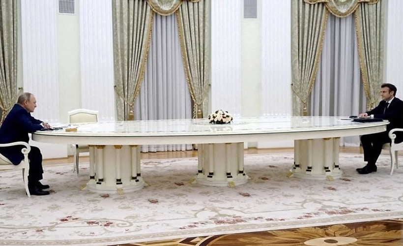 Macron: Putin için 'kasap' ifadesini kullanmayacağım