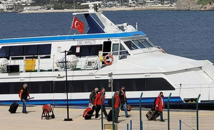 Yunanistan'ın Kos Adası ve Bodrum arasındaki feribot seferleri yeniden başladı