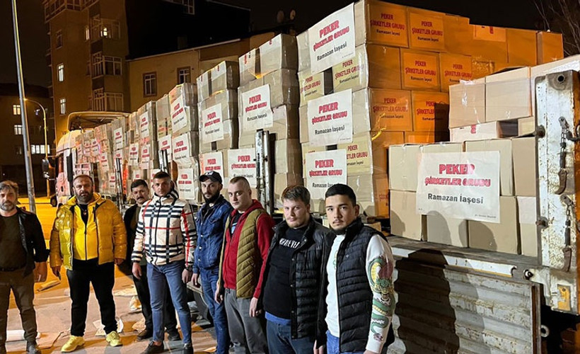 'Sedat Peker, Ramazan ayı için yardım kolisi dağıttı'