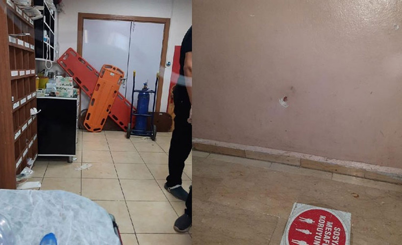 Diyarbakır'da ölen hastanın yakınları saldırdı, polisin tabancası ateş aldı