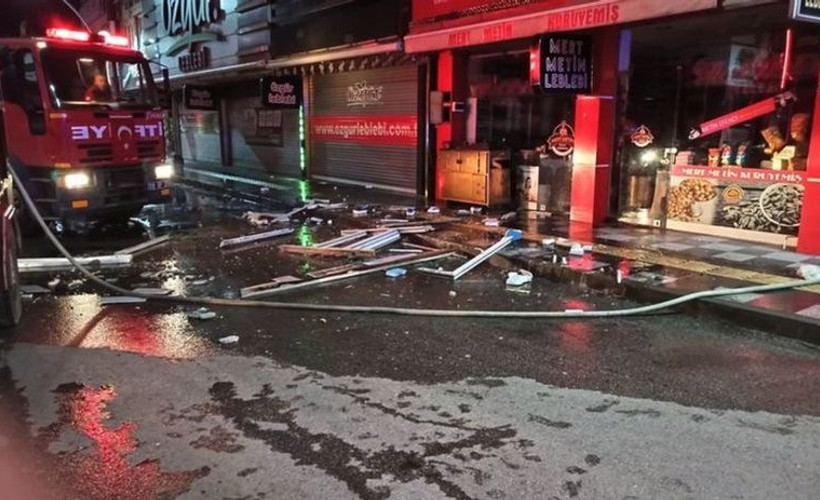 Çorum'da leblebi dükkanında patlama: 5 yaralı