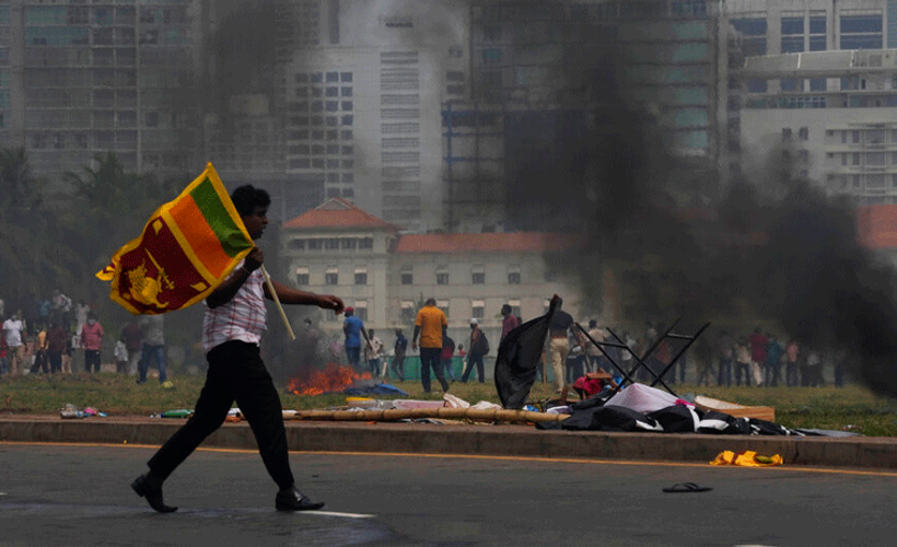 Sri Lanka'da göstericiler Başbakanlık Konutu'nu bastı