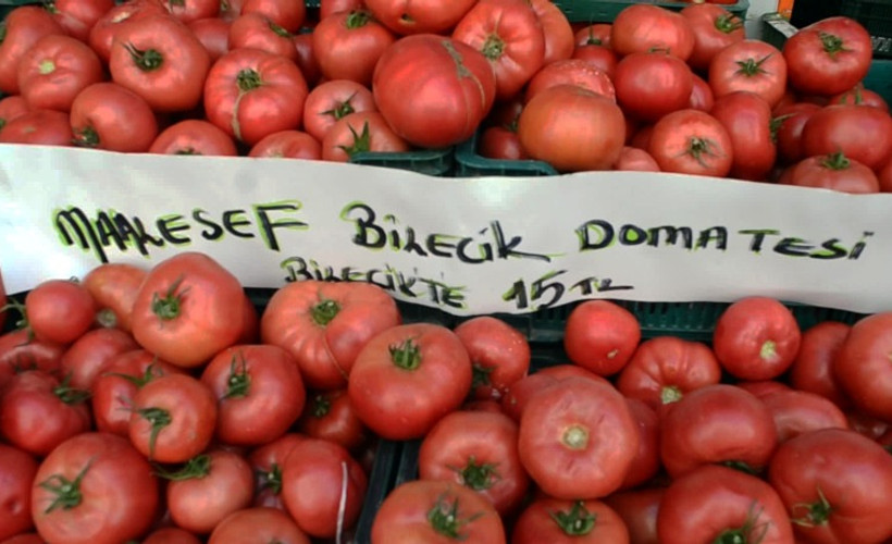 Manav etiketi: Maalesef Bilecik domatesi, Bilecik’te 15 TL