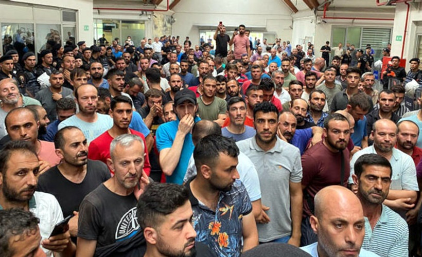 Bayrampaşa halinde hamallardan eylem