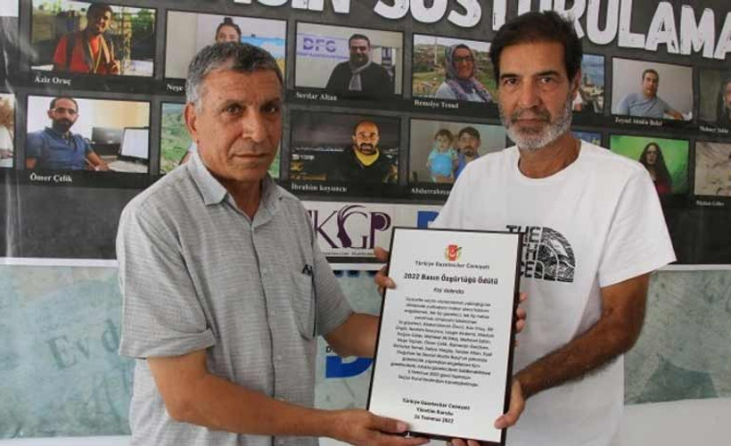Tutuklu gazetecilere verilen ödül DFG’ye takdim edildi