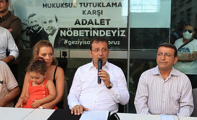 İmamoğlu 'Gezi Nöbeti'ne katıldı: Tayfun çıkacak, bizimle çalışacak