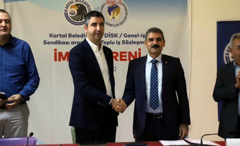 Kartal Belediyesi'nde toplu iş sözleşmesi imzalandı