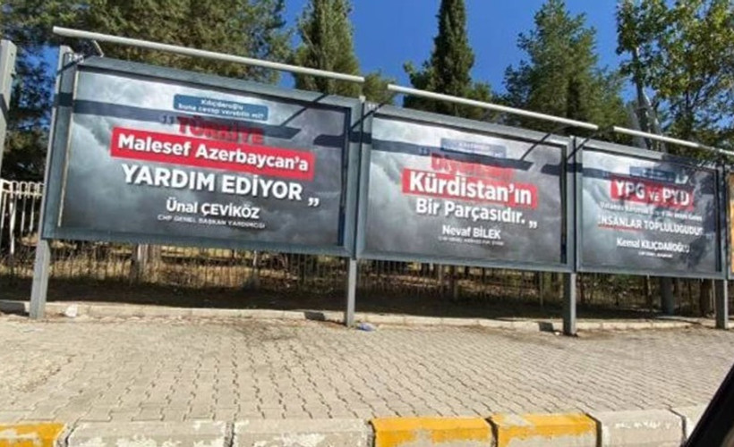 Elazığlılar CHP'yi hedef alan afişlere tepkili: 'Elazığ halkı bu değil, utanıyoruz'