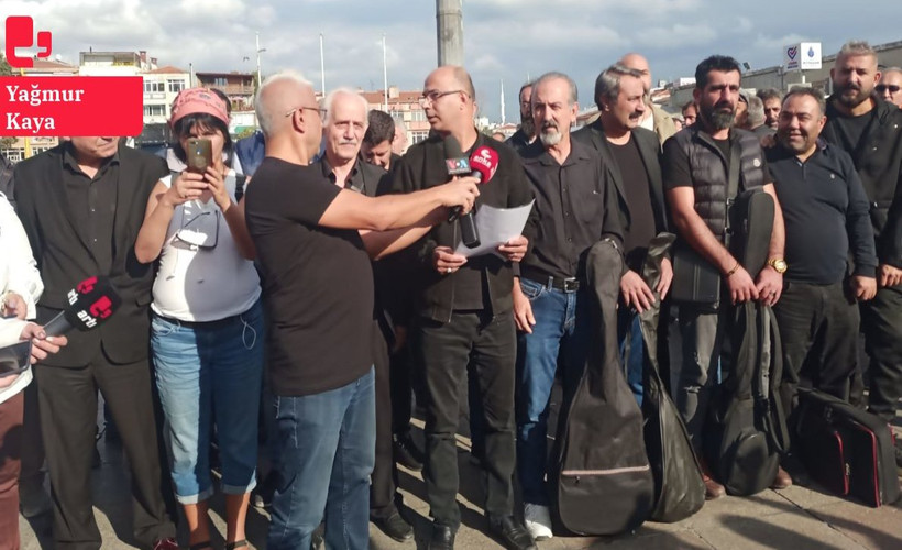 Müzisyenlerden Onur Şener için eylem: Özgürce söylemek istiyoruz
