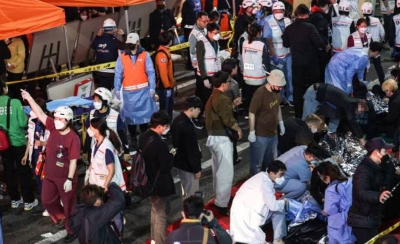 Güney Kore'deki Cadılar Bayramı etkinliklerinde 146 kişi öldü