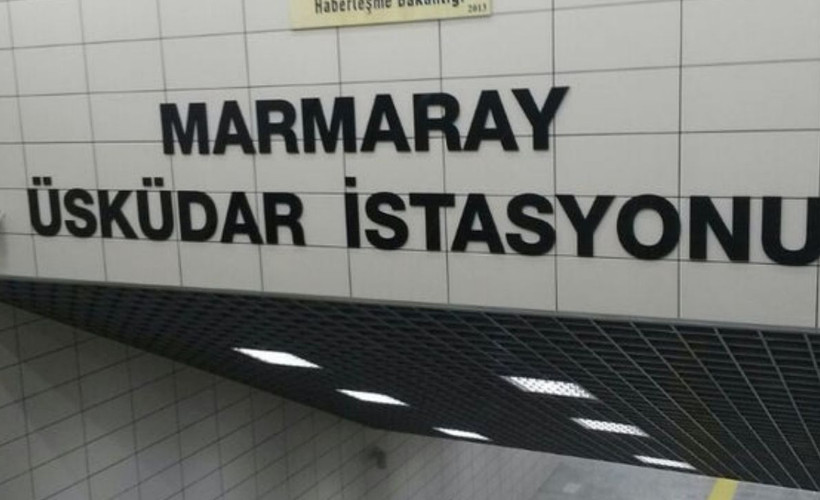Üsküdar Marmaray İstasyonu 'acil durum' anonsuyla tahliye edildi