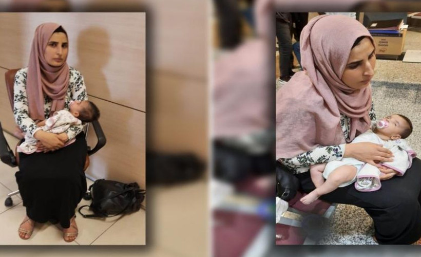 2 aylık bebeği ile cezaevinde tutulan Reyhan Abdi tahliye edildi