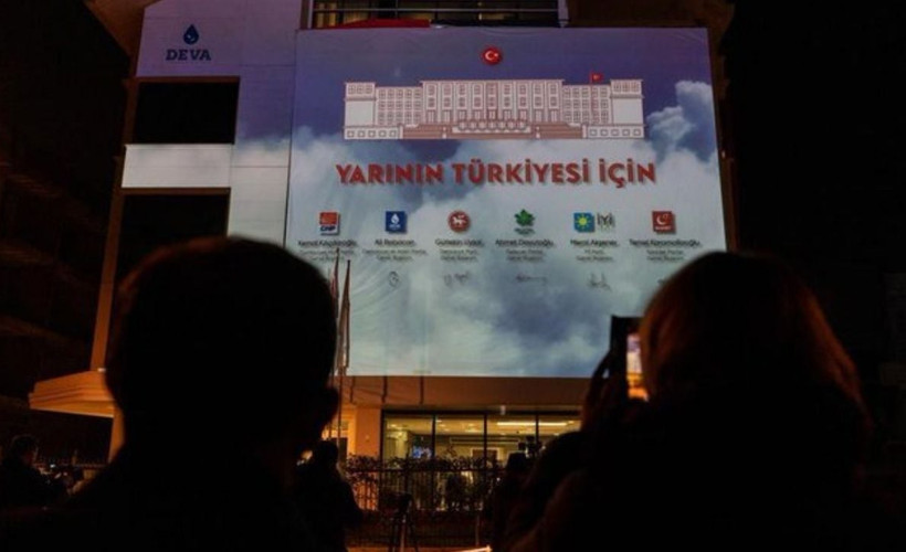 Altılı masadan toplantı öncesi video geldi