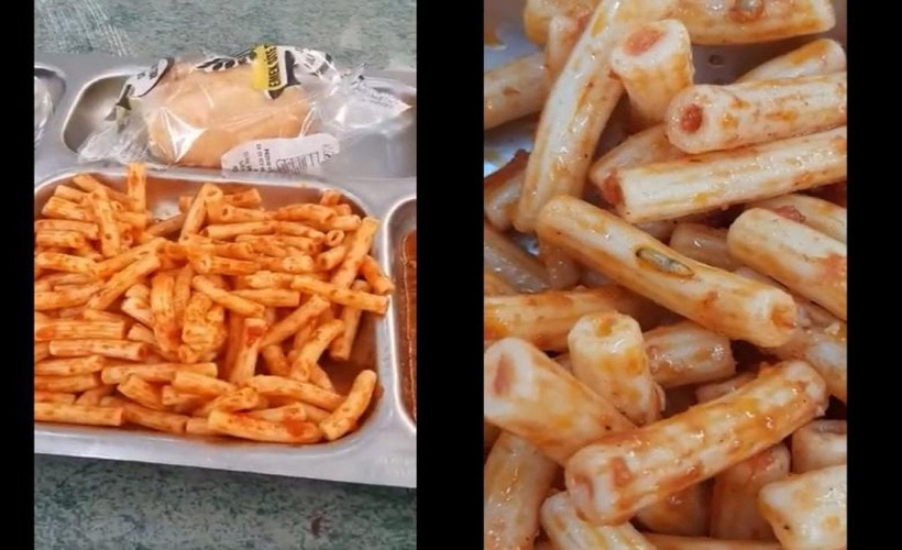 Çukurova Üniversitesi'nde böcekli yemek görüntüleri gündem oldu