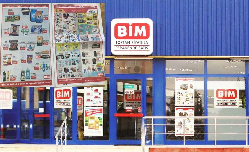 Sabah gazetesinde iki sayfalık BİM ilanı