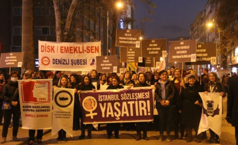 Katledilen Hülya Er, Denizli'de anıldı: Şiddetinizle barışmayacağız