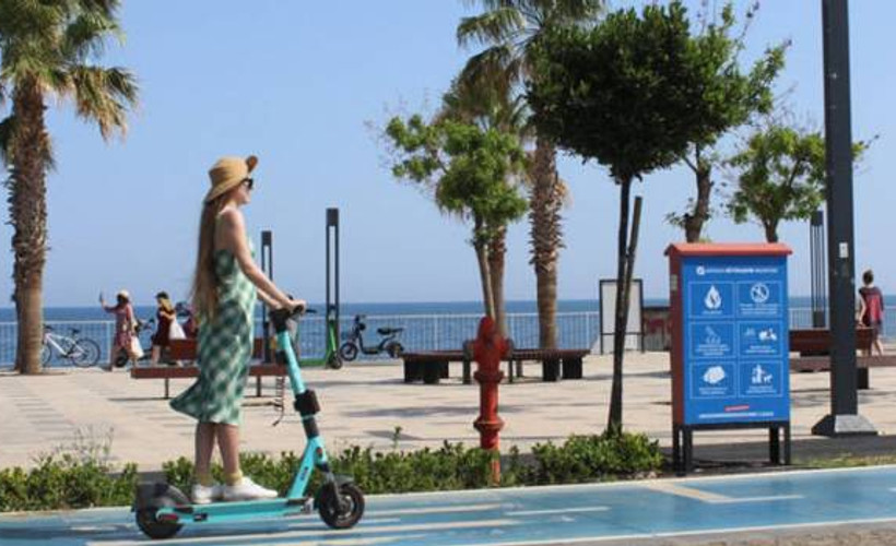 Antalya'da skuter için hız ve yol sınırı