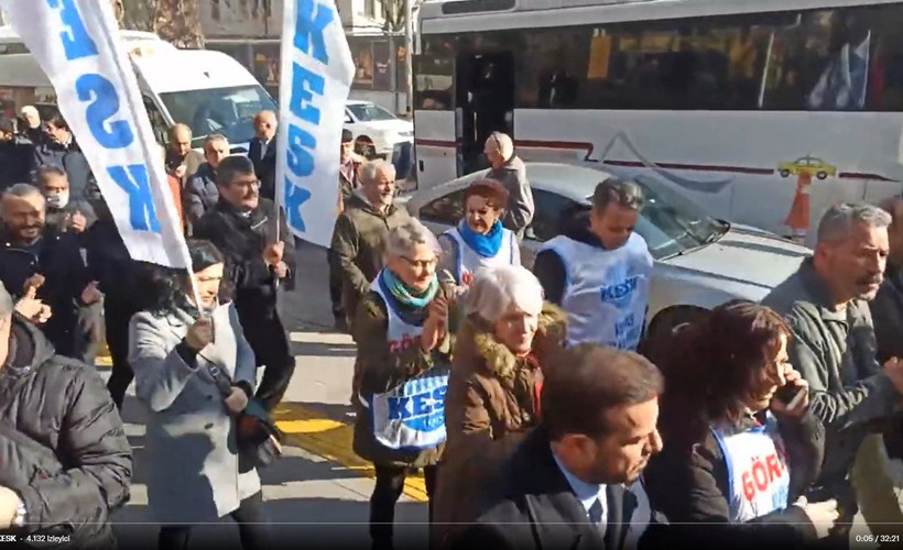 KESK'ten Türkiye genelinde maaş zammı protestosu