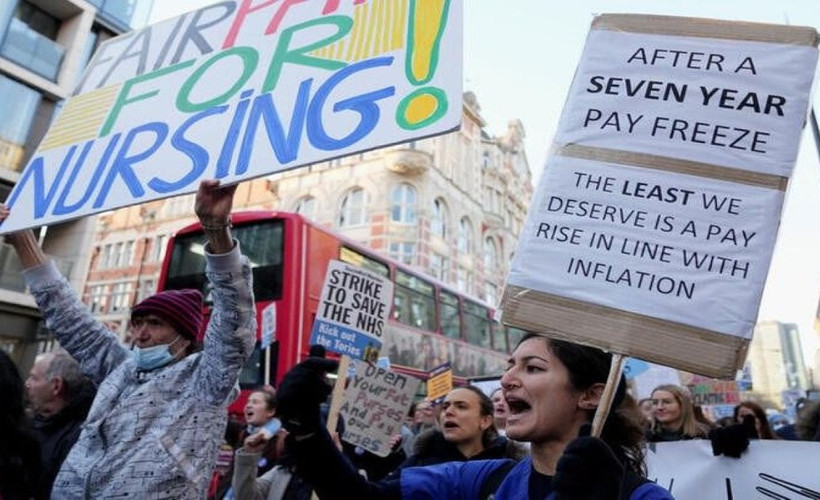 İngiltere'de grev kırma hamlesi: Asgari hizmet zorunluluğunu öngören tasarı parlamentoda