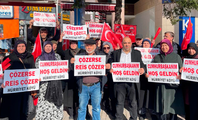 Köylüler Erdoğan'ın mitingine alınmadı