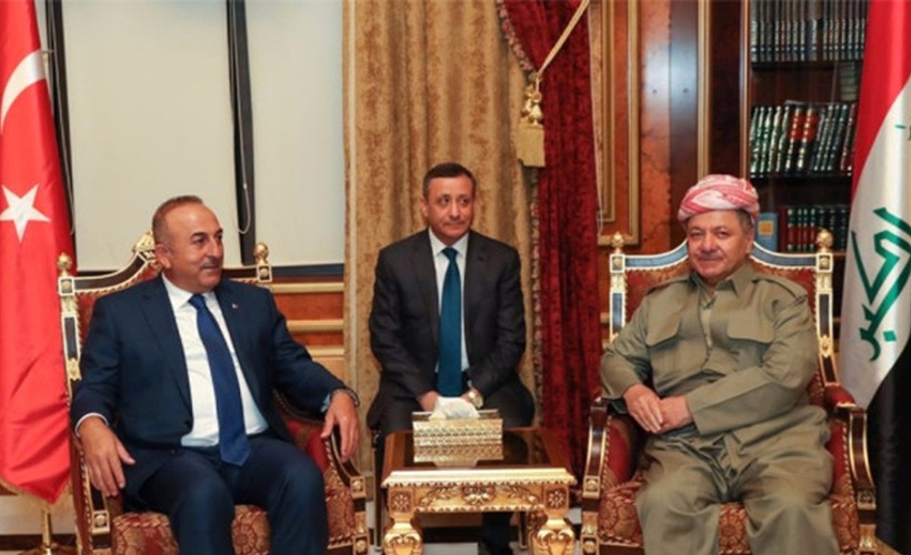 Çavuşoğlu Barzani'nin dondurma teklifini kabul etmedi
