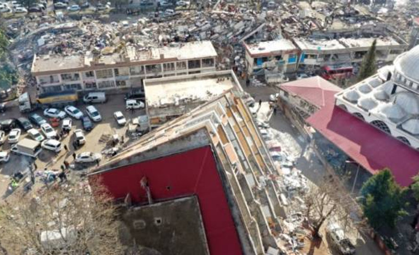 Maraş’taki yıkımdan yeni görüntüler